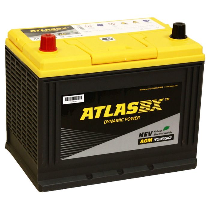 Автомобильный аккумулятор ATLAS AGM AX S65D26R 75 Ah 750 A